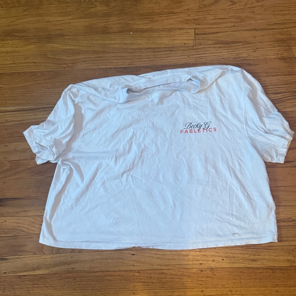 Fabletics Becky G,Short Sleeve crop Tee